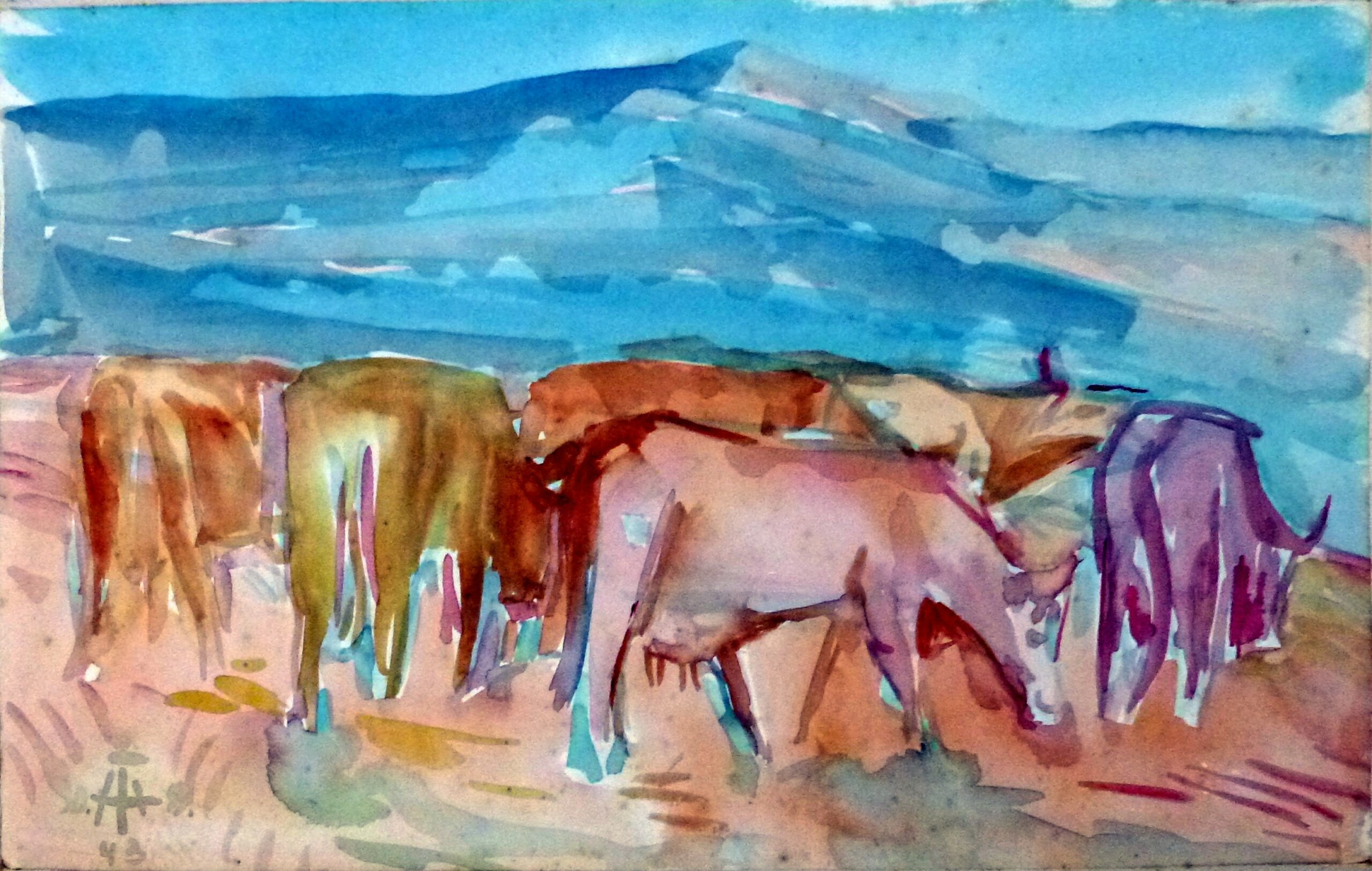 Kühe auf der Weide 30 – September 1943