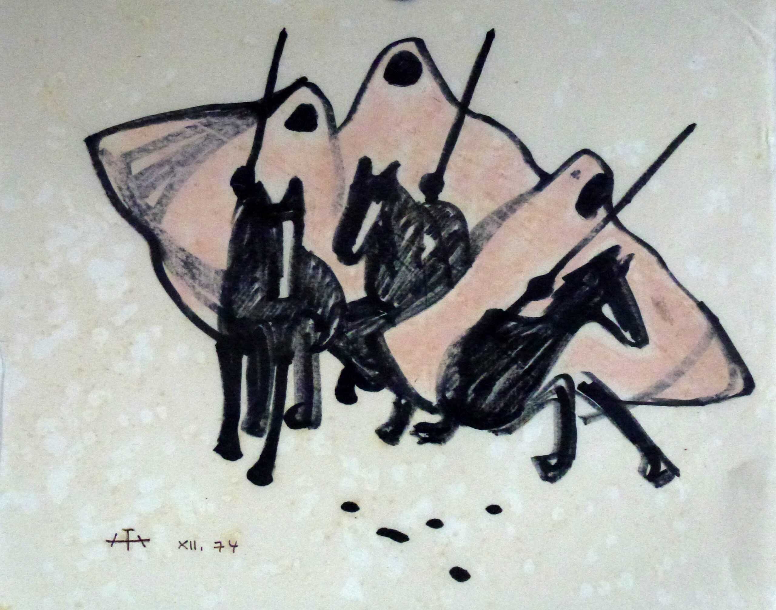 Drei Beduinen Reiterspiele – Dezember 1974