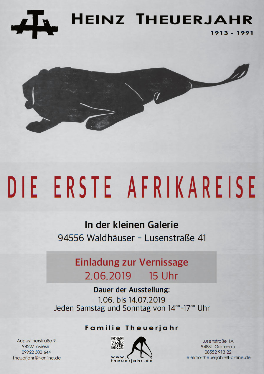 Vernissage „Die erste Afrikareise“