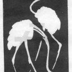 Zwei Flamingos